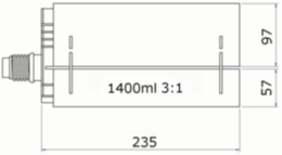 Technische Zeichnung zu PowerMax HPD-10535-14.4V Li-Ion (1)