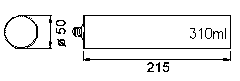 Technische Zeichnung zu PowerMax HPS-3F-14.4V Li-Ion (1)