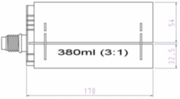 Technische Zeichnung zu PowerMax HPD-4515-14.4V Li-Ion (2)