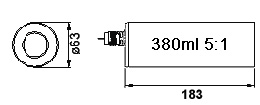 Technische Zeichnung zu AccuMax WPS-4C-7.2V (1)